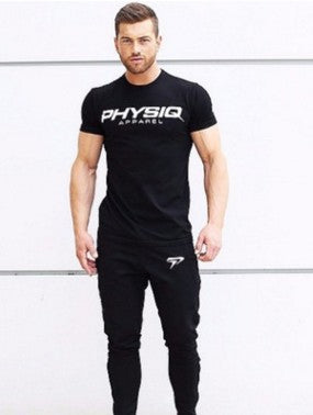 Summer Men's Sports Leisure Running Exercise Cotton T-shirt