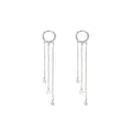 Korean Temperament Star Tassel Earrings Female Long Super Fairy Net Red Temperament New Trendy Face Small Earrings
