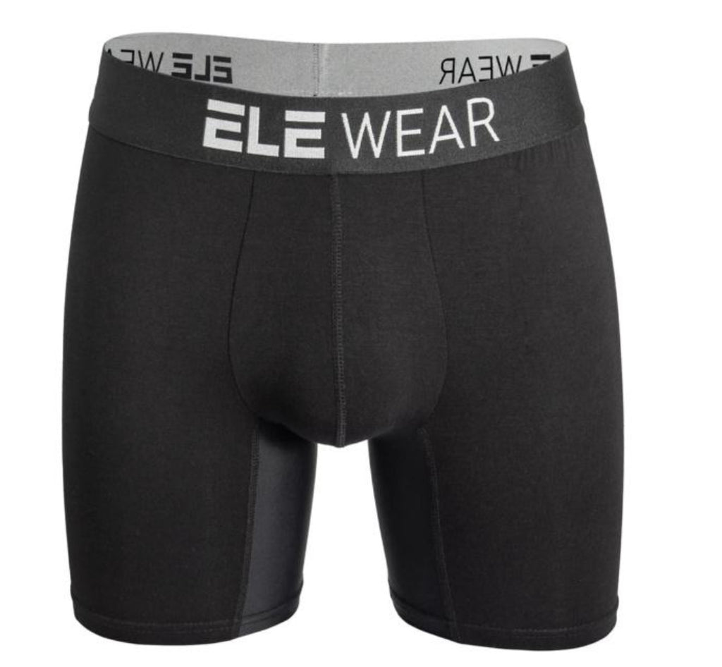Mens Home Casual Skin-Friendly Breathable Slim-Fit Sweat-Wicking Comfortable Long-Style Boxer Briefs