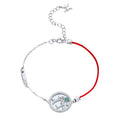 Simple Emerald Bracelet Female Original Design S925 Silver Constellation Pisces