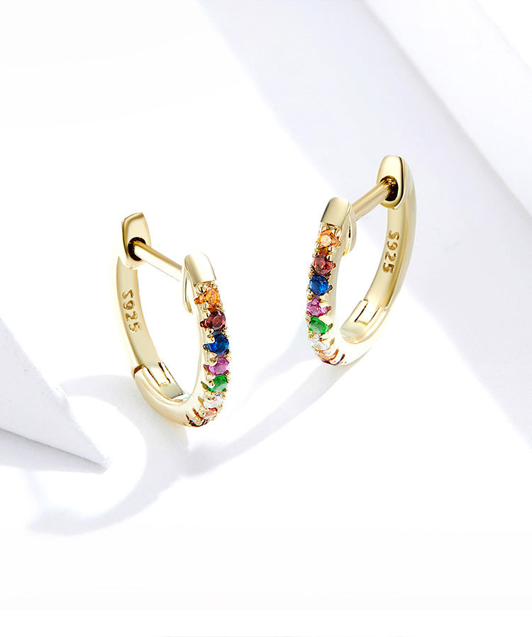 Zircon earrings