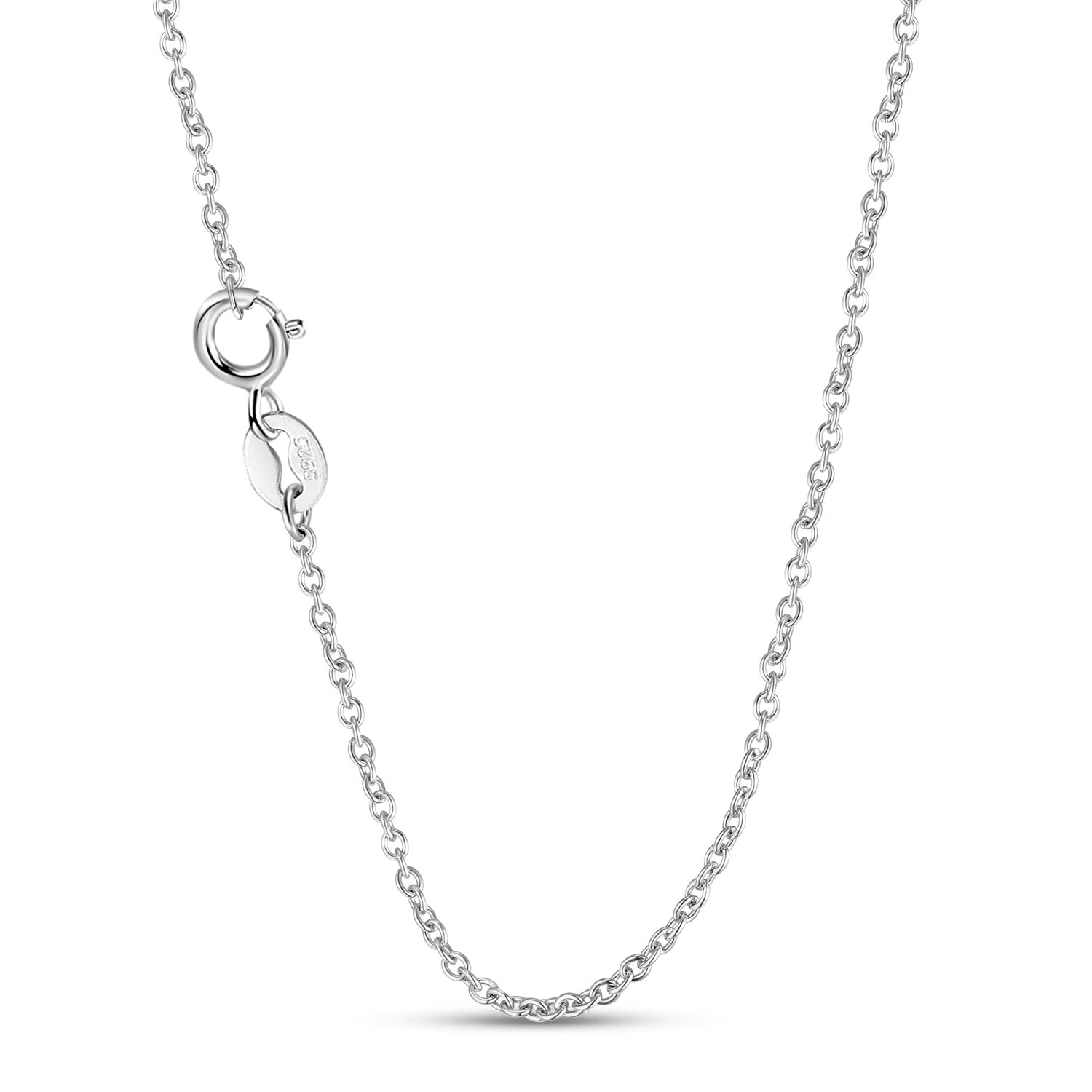 Christmas Snowman S925 Sterling Silver Drop Gel Necklace Collar Chain