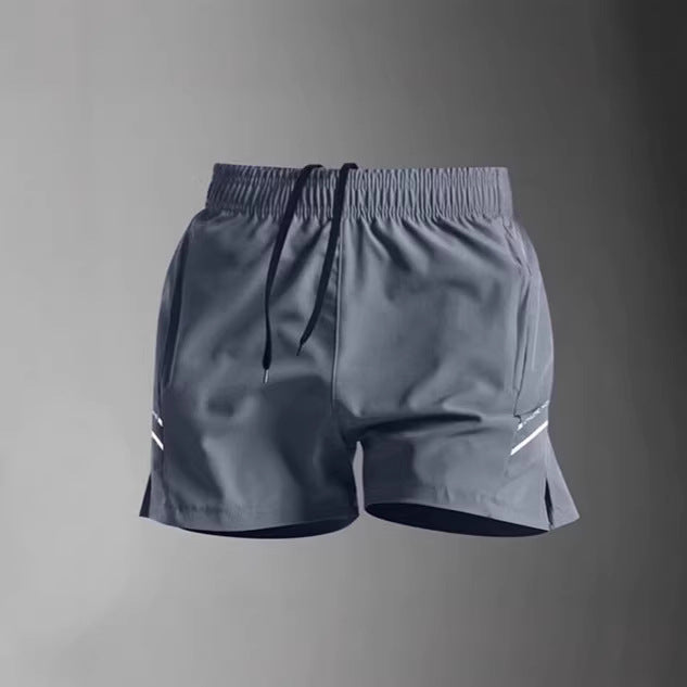 Straight-leg Minimalist Pants In Ice Silk Quick-drying