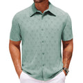 Hollow Jacquard Summer Casual Short Sleeve
