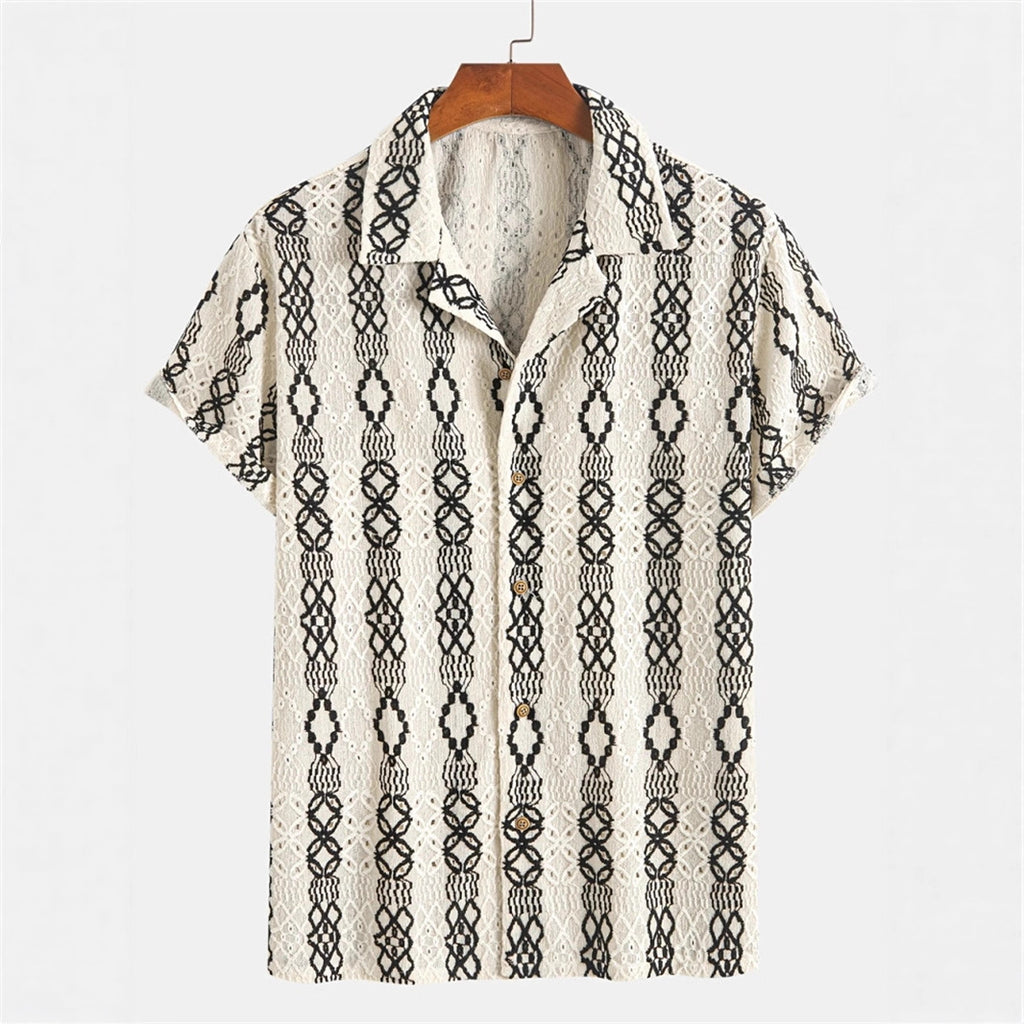 Men's 3D Printed All-matching Retro Fashion Shirt