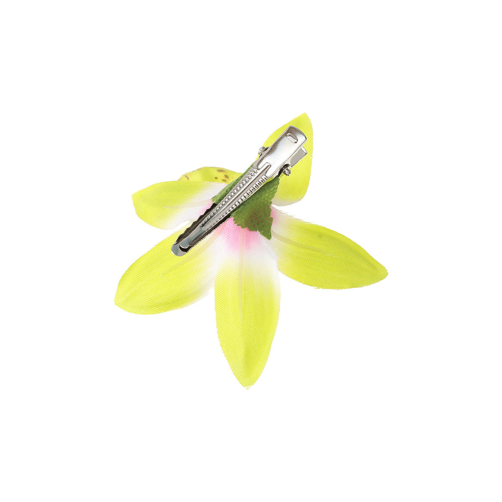 2 Artificial Flowers Barrettes Fashion Bohemian Bang Side Clip