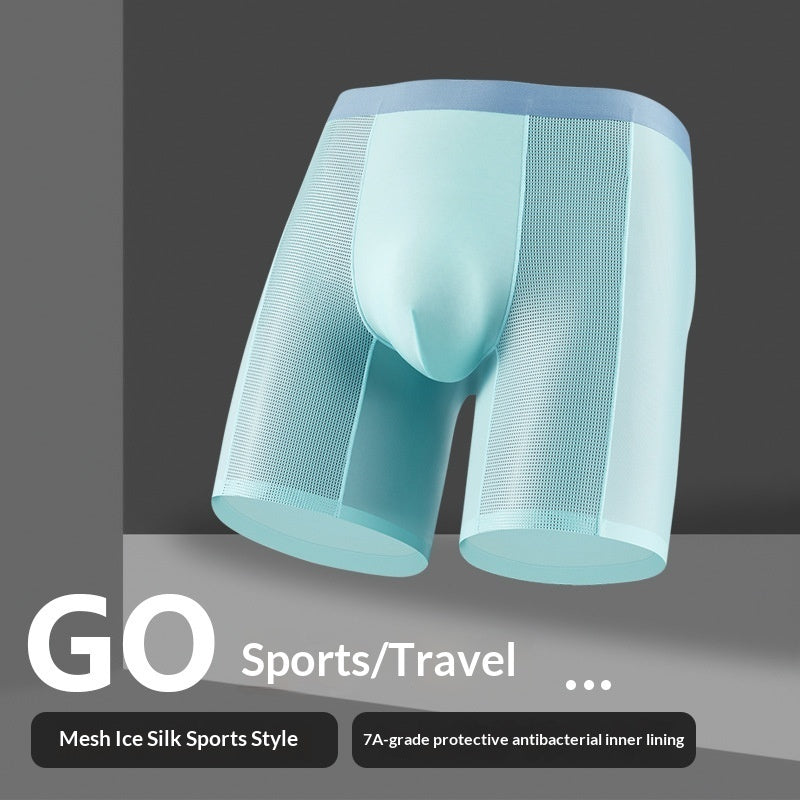 Extended-length Chafe-resistant Seamless Boxer Briefs