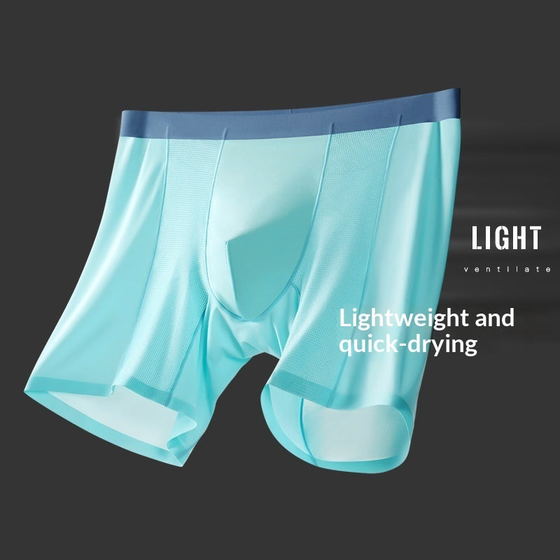 Extended-length Chafe-resistant Seamless Boxer Briefs