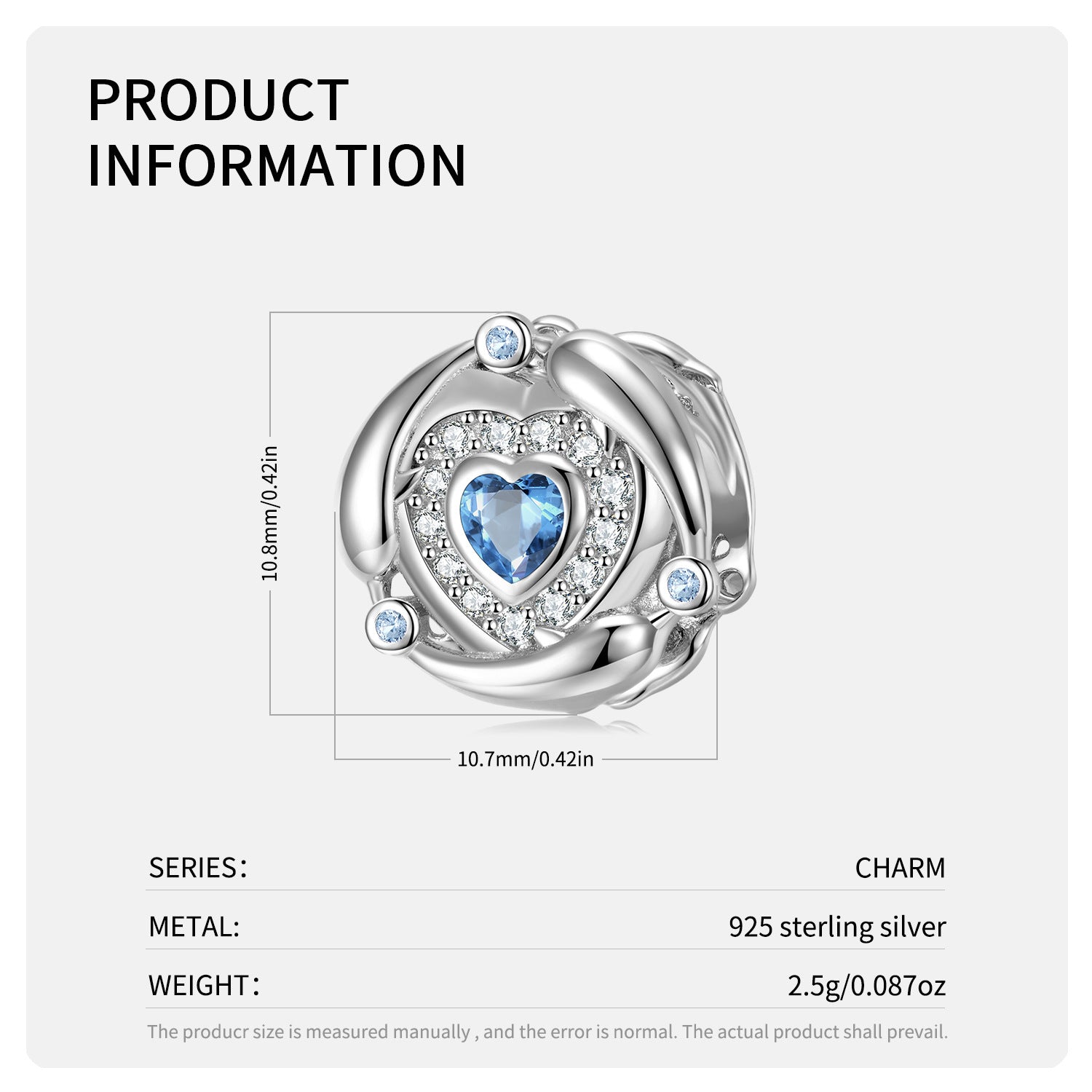 925 Sterling Silver Dolphin Heart Necklace Ocean Series Female Necklace Bracelet Diy Beading Accessories