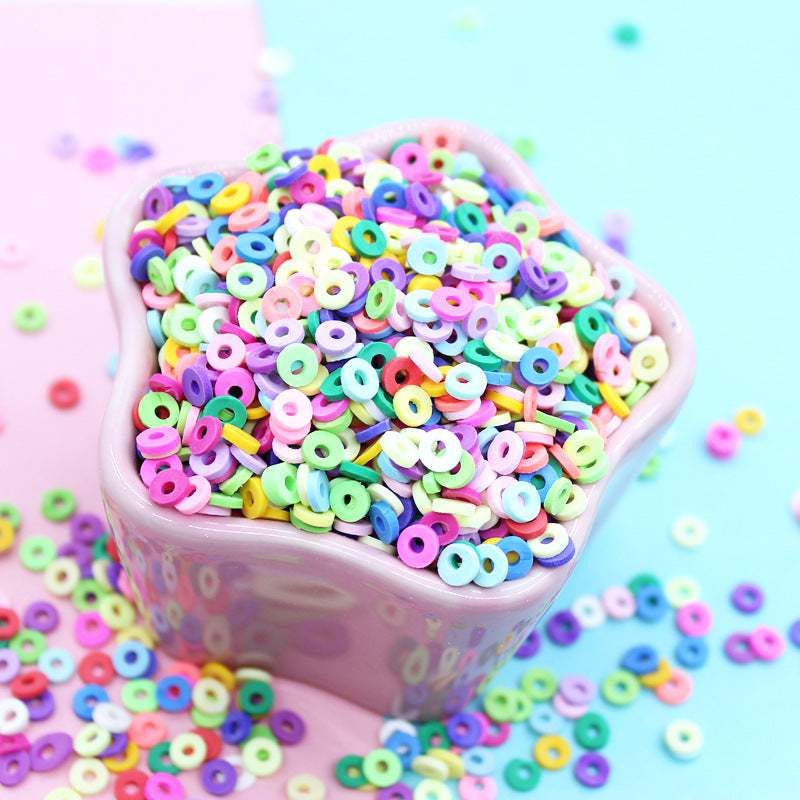 Slim Crystal Mud Squeezing Toy Filler Children Diy Handmade Beaded Material