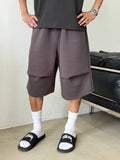 Men's Loose Wide-leg Casual Cut-off Shorts