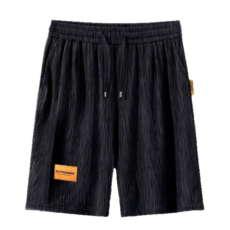 Men's Casual High-Elastic Thin Loose High-Waist Shorts