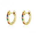 Zircon earrings