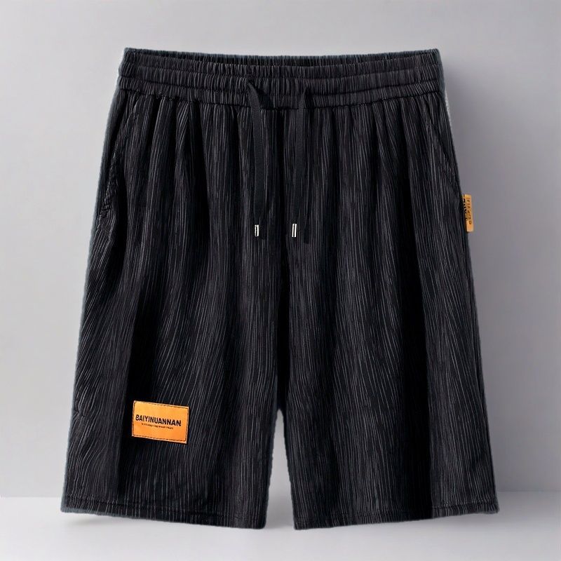 Men's Casual High-Elastic Thin Loose High-Waist Shorts