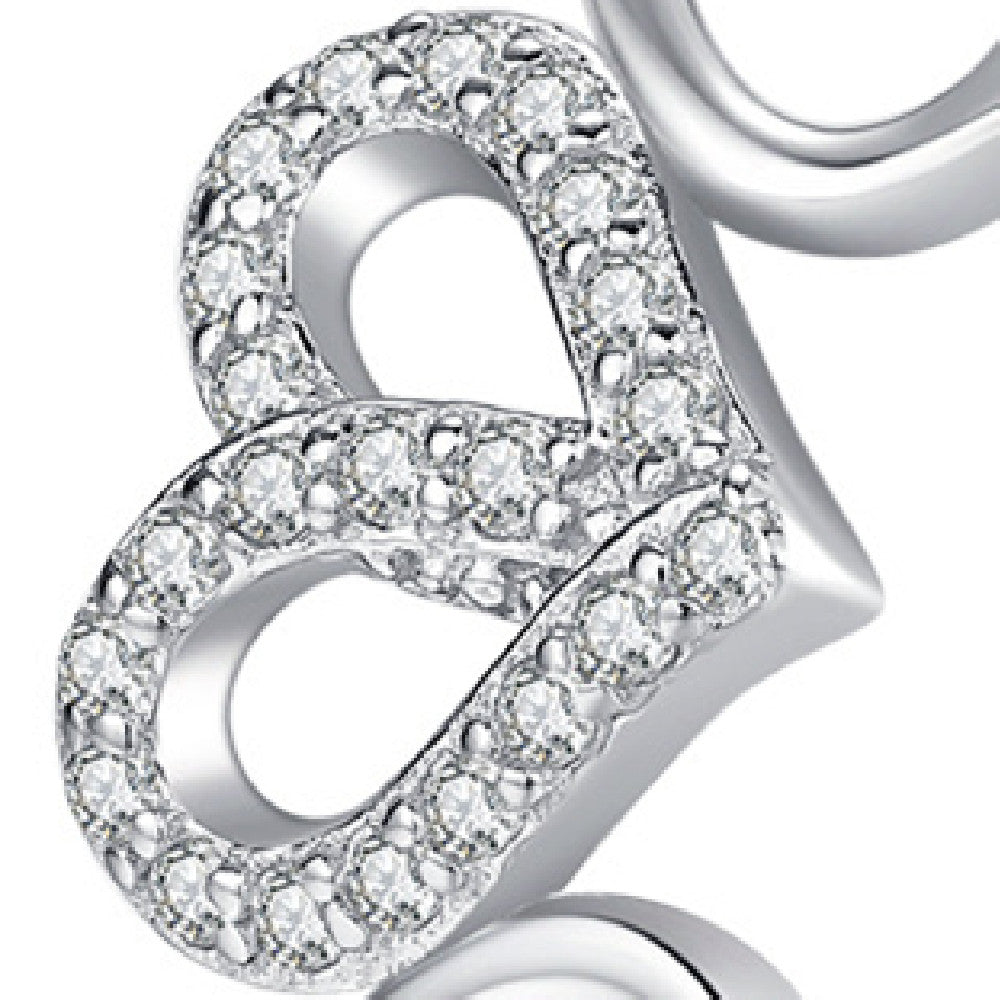 Fashion Sweet Love Heart-shaped Ring