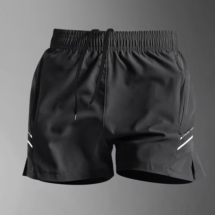 Straight-leg Minimalist Pants In Ice Silk Quick-drying
