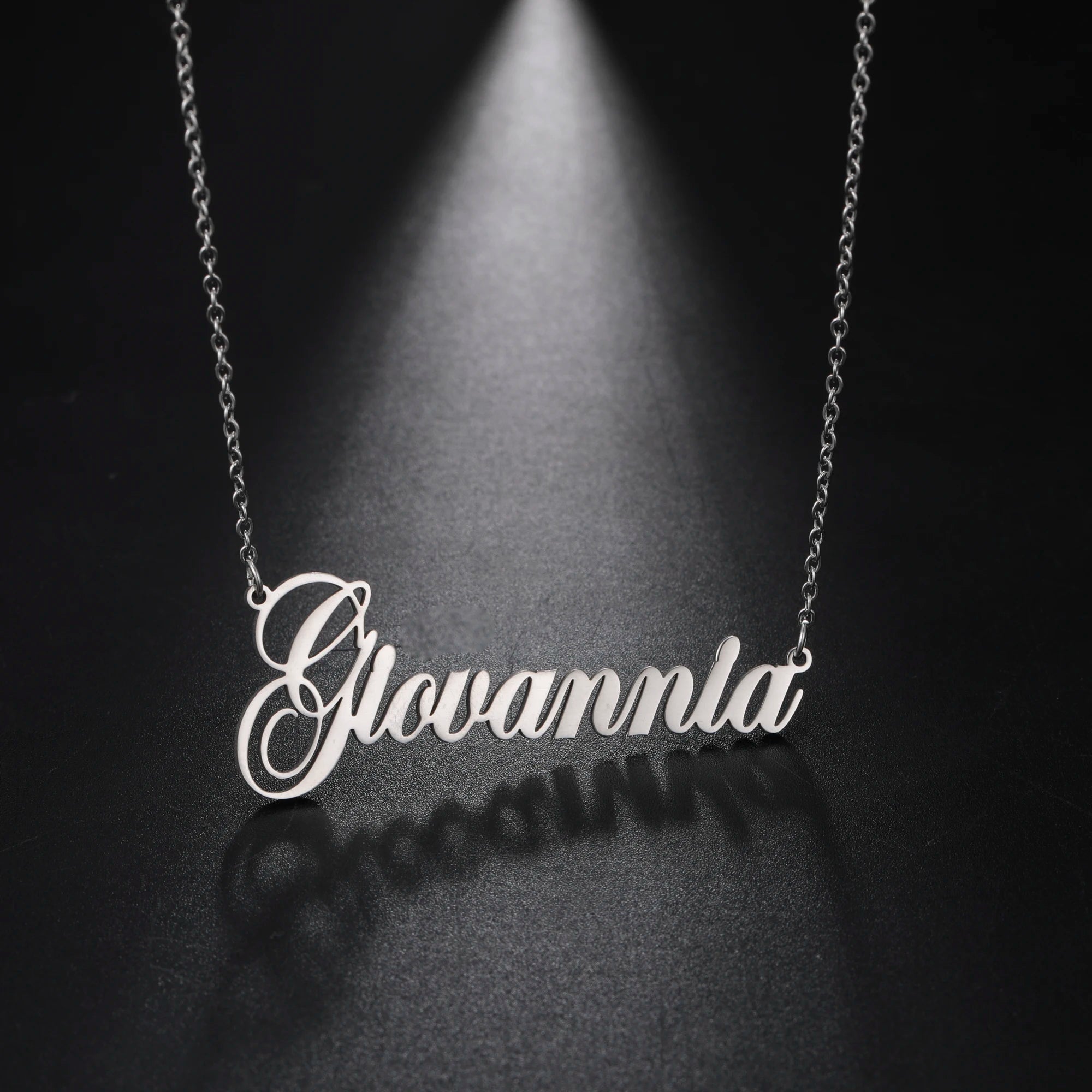 Sipuris Custom Name Necklace Personalized Golden Choker Stainless Steel Necklace For Women Man Customized Jewelry Weddings Gifts