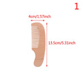 Baby Hair Comb Set Wooden Handle Natural Soft Wool Brush Infant Head  Wooden Handle Head Comfort Massager