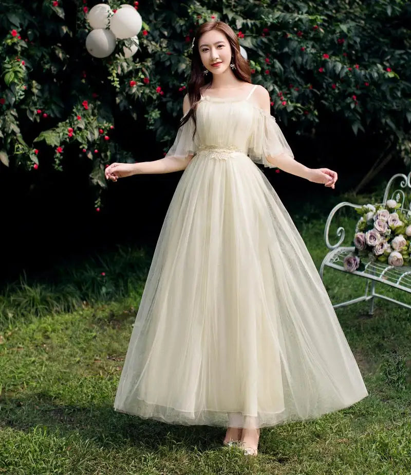 Women Pink Champagne Grey Blue Long Bridesmaid Dresses Sweet Memory Bride Guest Prom Graduation Vestidos Wedding Party Robe