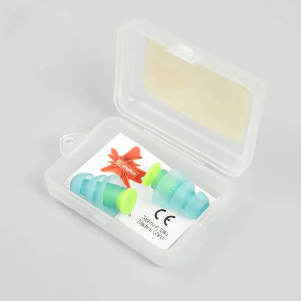 1 Pair Reusable Noise Cancelling Soft Silicone Earplugs Sound Insulation Hearing Protection Ear plugs for Music Party #288344