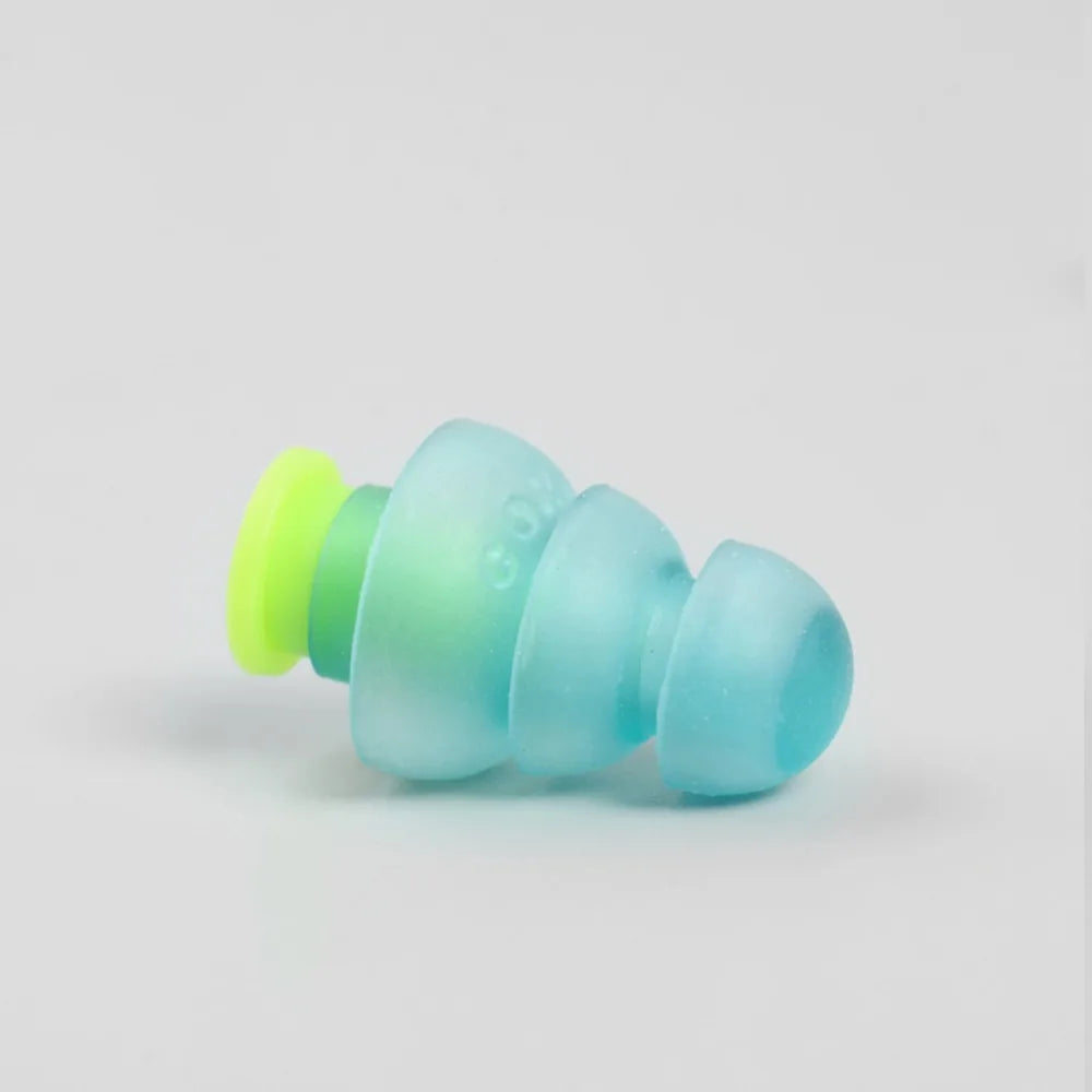 1 Pair Reusable Noise Cancelling Soft Silicone Earplugs Sound Insulation Hearing Protection Ear plugs for Music Party #288344