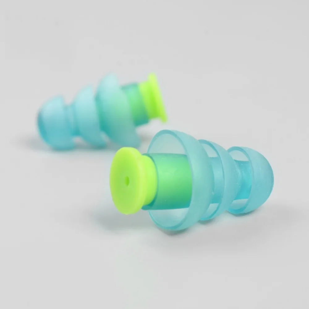 1 Pair Reusable Noise Cancelling Soft Silicone Earplugs Sound Insulation Hearing Protection Ear plugs for Music Party #288344
