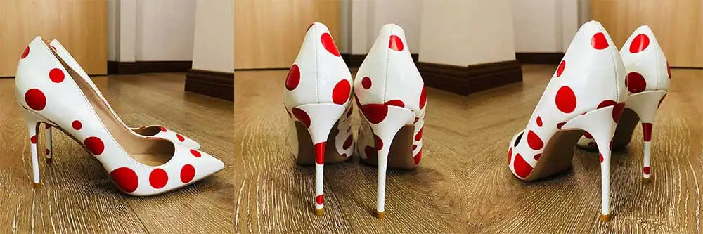 Tikicup Silver Spikes Women Black Matte Sexy Stiletto High Heels Ladies Wild Party Club High Heel Shoes 8cm 10cm 12cm Customize
