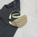 Casual Corduroy Belt Bags for Men Women Fashion Fanny Pack Female Banana Waist Bag Hip Purse Shoulder Crossbody Chest Bag Pocket