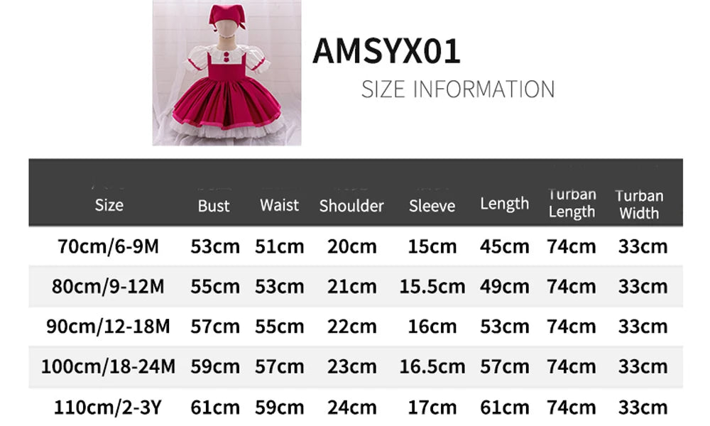 Ma Sha and Bear Toddler Girl Party Lolita Maid Dresses 2pcs Infant 1st Birthday Princess Dress Wedding Bridesmaids Kids Clothing