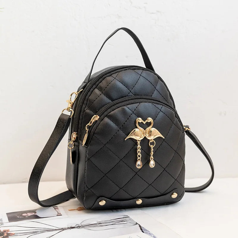 HOMEFISH Women Fashion Backpack Ins New Style Female Handbag Leisure Mini Fashion Women Backpacks Phone Packs MIni Backpack