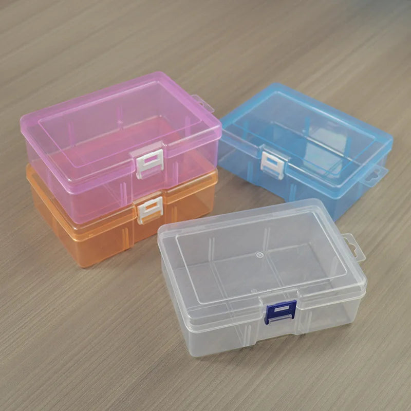 PP Six-section Empty Box with No Insert Plastic Box for Toy Parts Accessories Packaging Desktop Data Cable Storage Box