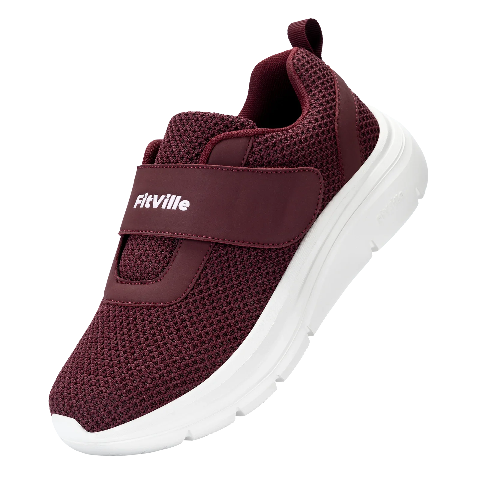 FitVille Women'S Shoes Wide Sneakers Diabetes Shoes Adjustable Strap For Swollen Feet Slip On Walking Lightweight Comfortable