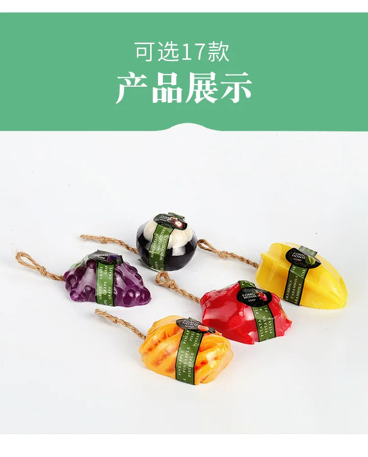 Thailand Fruit Essential Oil Children's Bath Soap Fruit Imitation Soap Mango Sunflower Banana Vegetable Soap