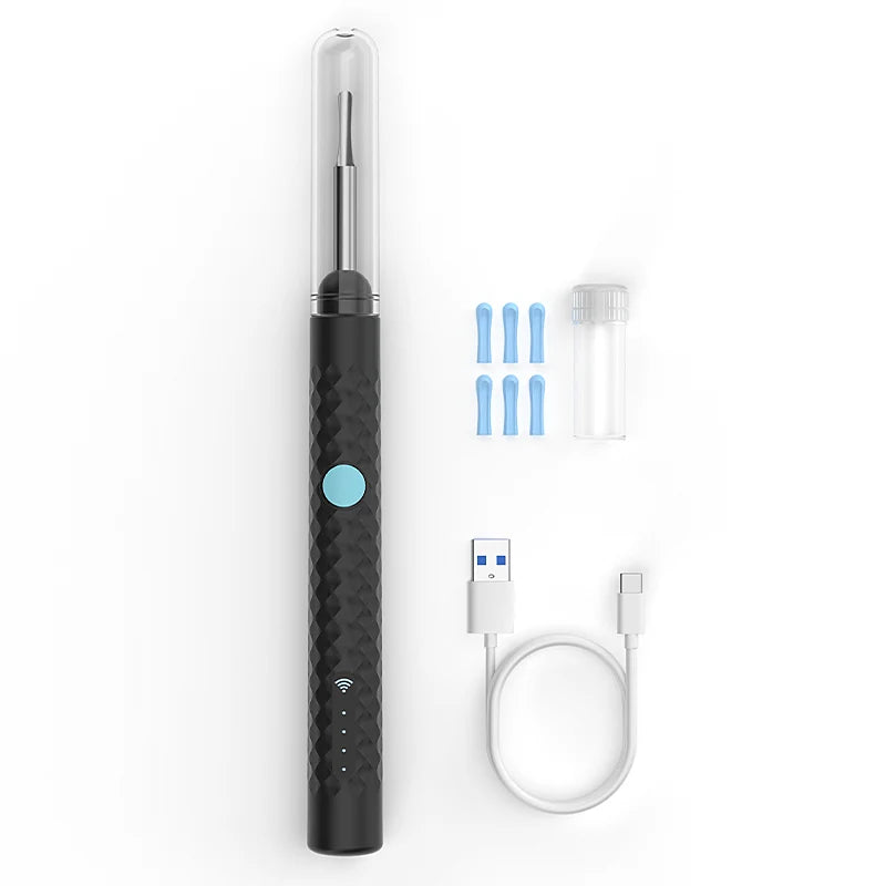 4.2mm Camera Viual WiFi Endoscope 1080P Camera for iOS/Android Phones Tablet Waterproof Ear Scope for Ear Cleaning Skin Check