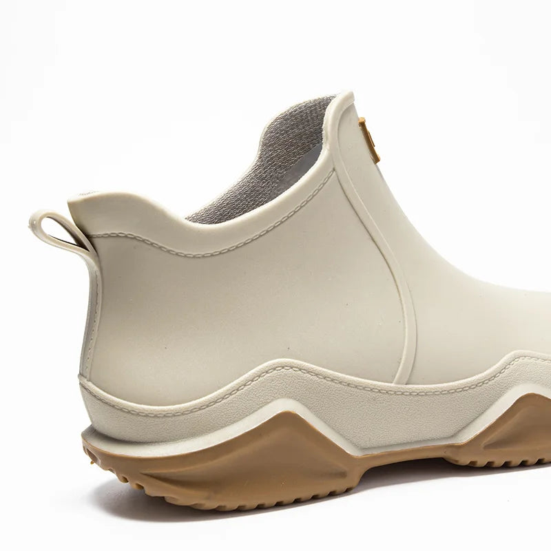 Low-cylinder Rain Shoes for Men and Women: Outdoor Fishing Waterproof Shoes, Stylish Style for Outdoor Wear, Rain Boots