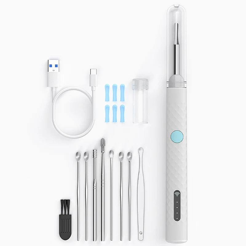 4.2mm Camera Viual WiFi Endoscope 1080P Camera for iOS/Android Phones Tablet Waterproof Ear Scope for Ear Cleaning Skin Check