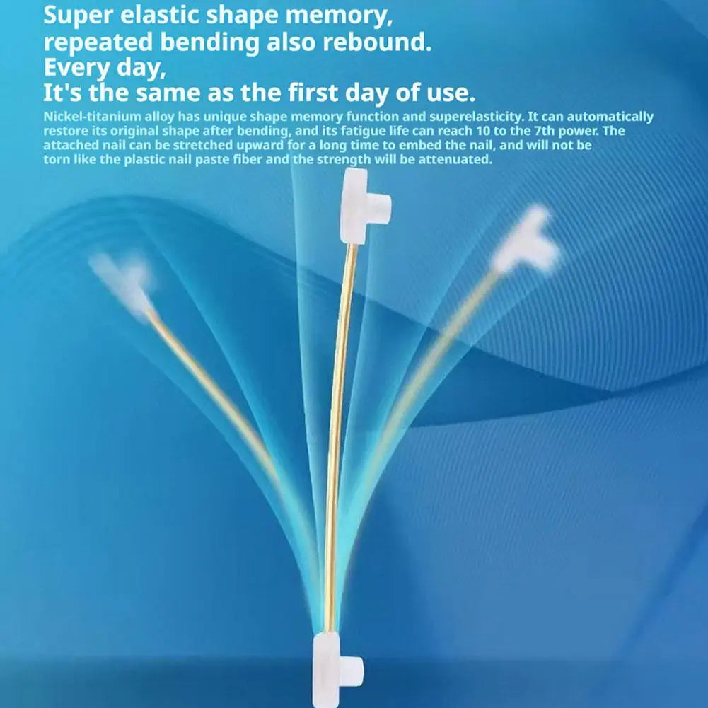 Titanium Alloy Toenail Corrector Orthopedic Sticker Memory Wire For Ingrown Nail Treatment Hallux Valgus Care Kit Ingrown Nail