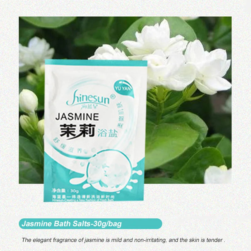30g/bag Rose Bubble Bath Powder Foot Bath Crystal Mud Body Foot Skin Care SPA Bath Salt Exfoliation Scruber Bath Powder Lavander