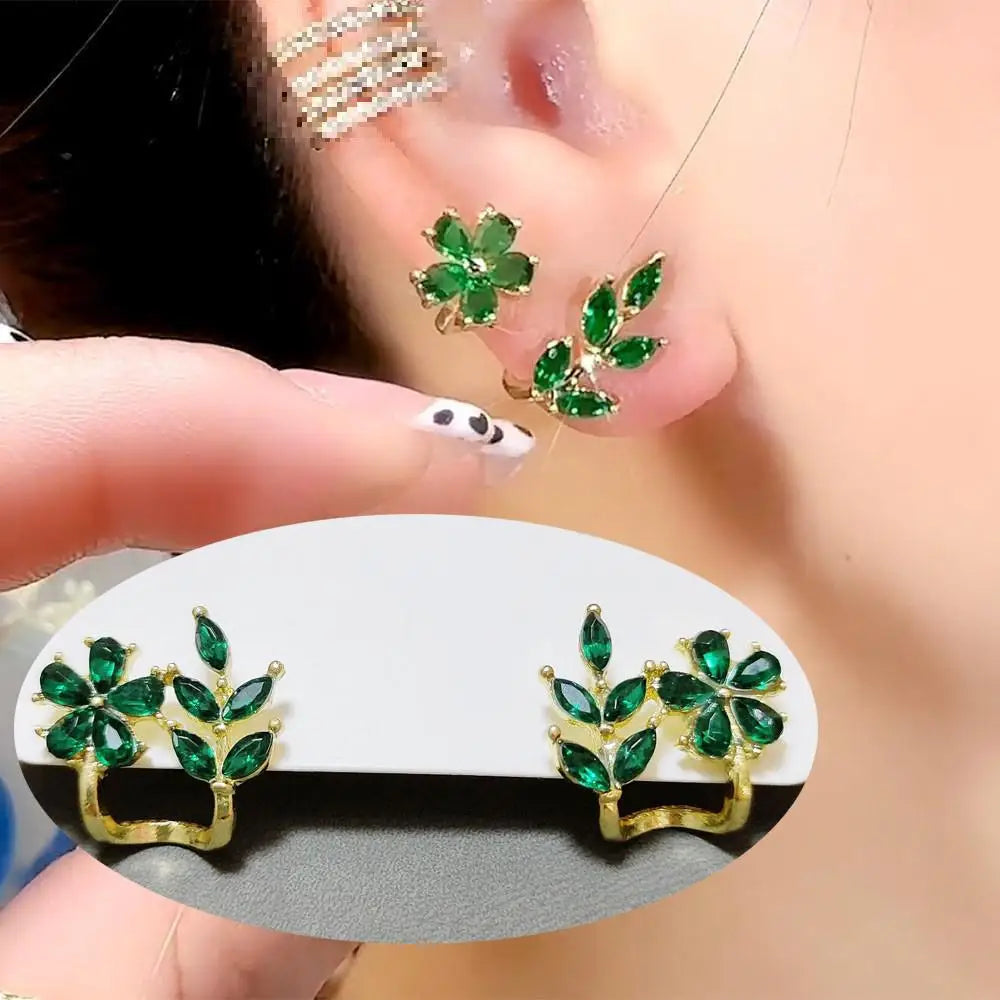 925 Silver Needle Korean Fashion Crystal Heart Earrings For Women Jewelry 2026 Trending New Luxury Women's Hoop Earrings Brincos