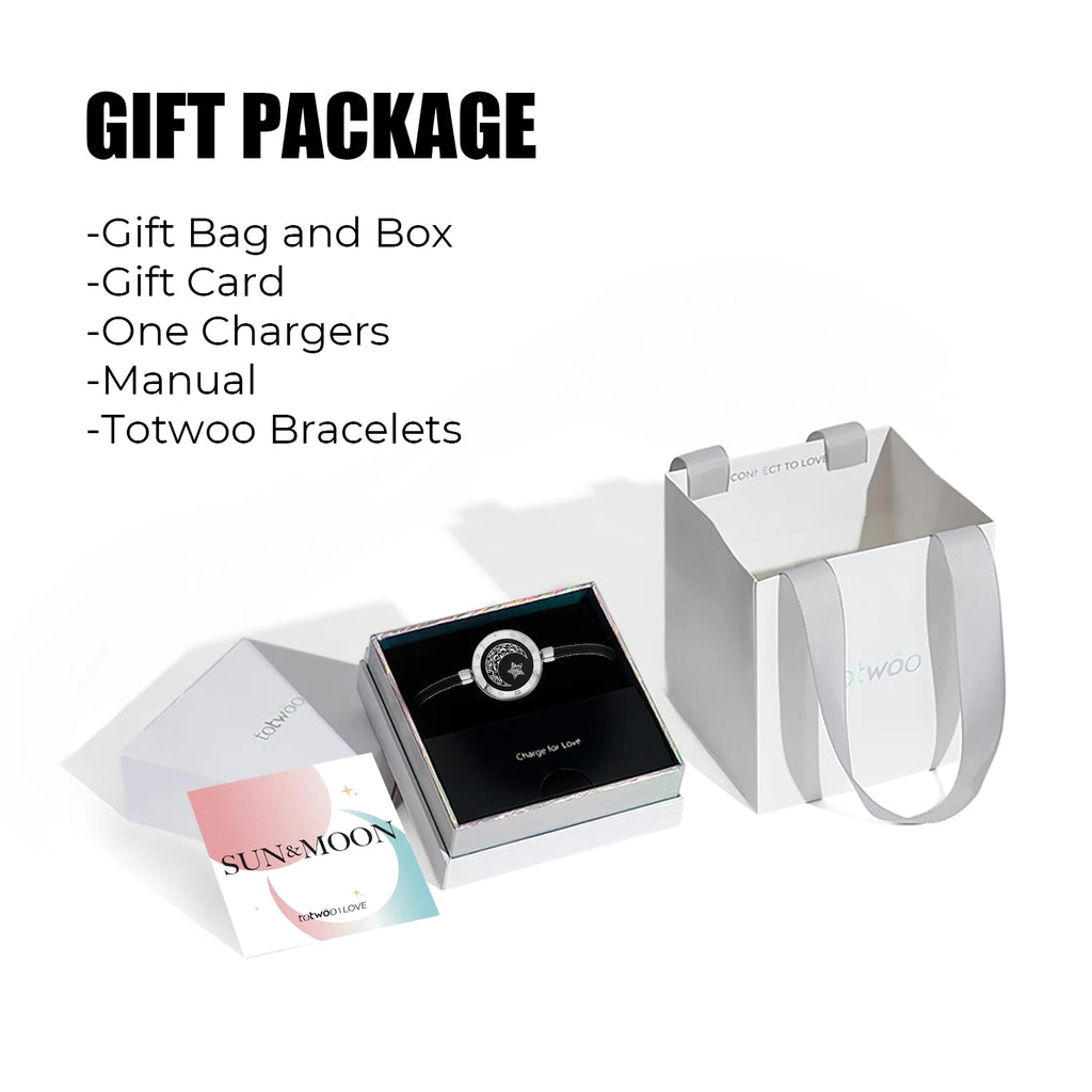 Totwoo Touch Single Bracelet - Long Distance Touch Bracelet Light up and Vibration Relationship Love Baracelet Smart Jewelry