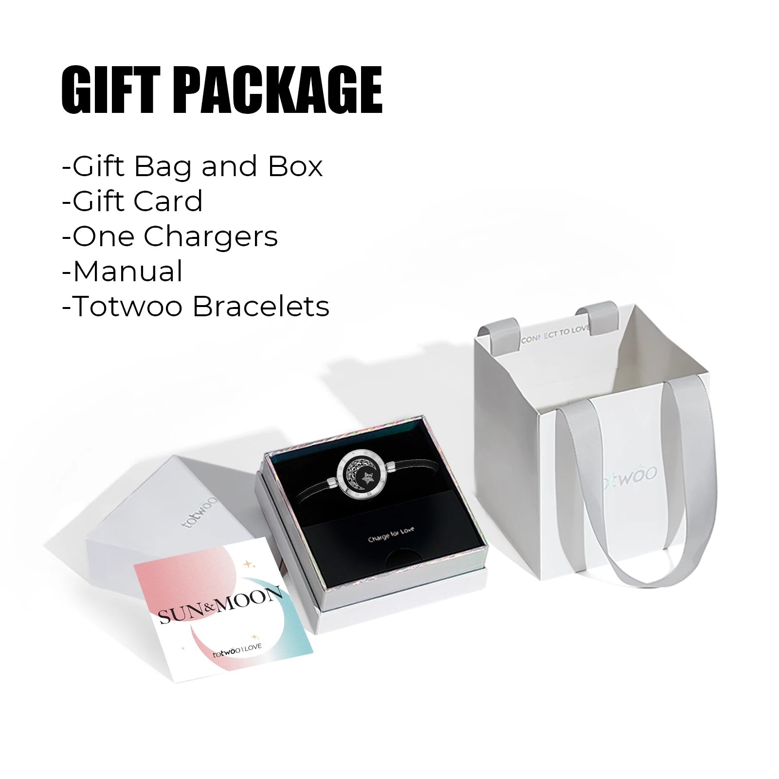Totwoo Touch Single Bracelet - Long Distance Touch Bracelet Light up and Vibration Relationship Love Baracelet Smart Jewelry