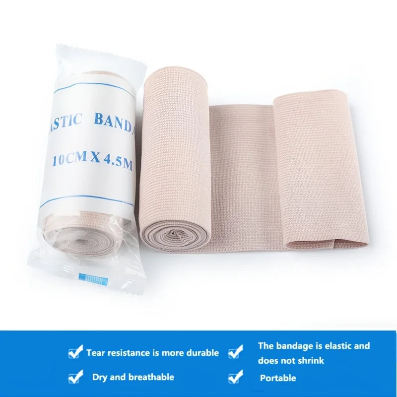 3/4Pack Adjustable Elastic Bandages Universal Fit Stretches to 177.77in Polyester for Wrist Ankle Foot Knee Support