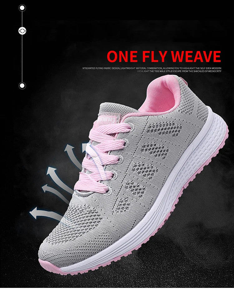 Women's Sports Shoes White Sneakers Lightweight Gym Shoes For Woman Spring Summer Sneaker High Quality Shoes Women Casual Tenis