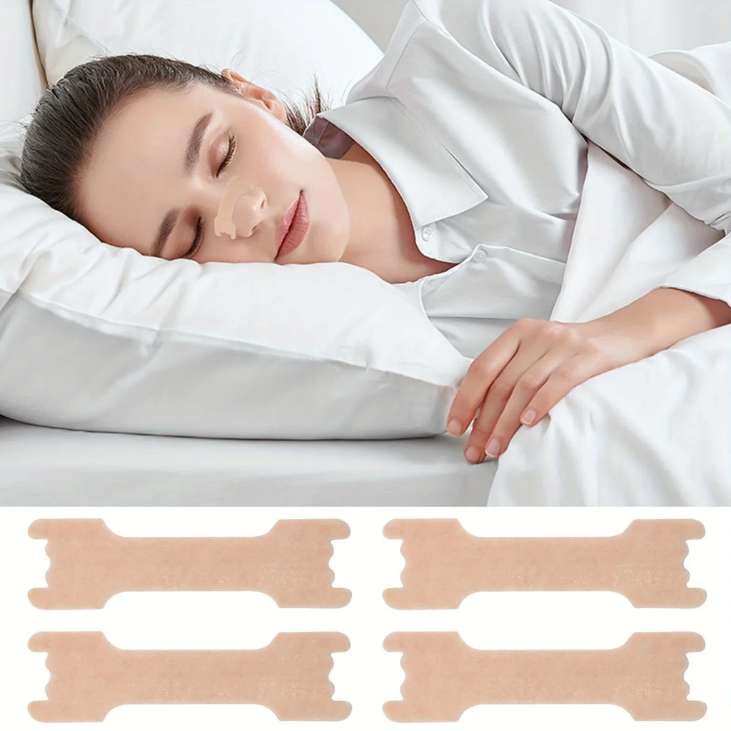 20-100pcs Snoring Stickers Breathing Nose Strips Physical Airway Expansion for Improved Nose Vent Anti-Snoring Comfort Sleep Aid