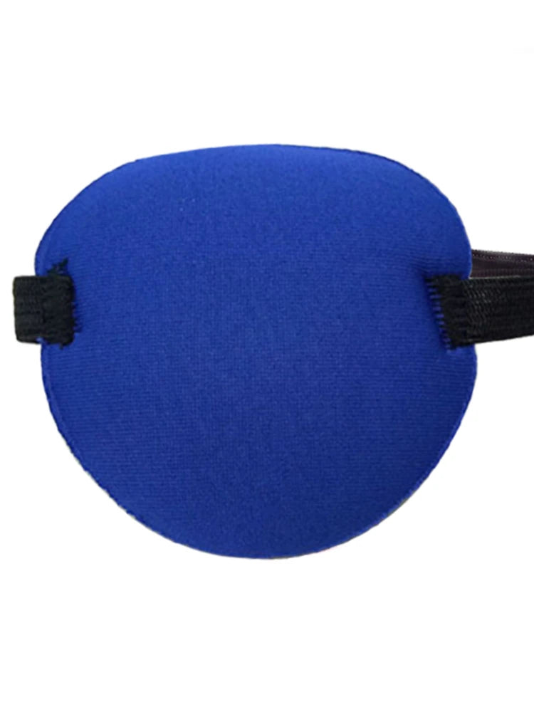 Amblyopia Eye Mask Adult Kids Strabismus Eye Training Single Eye Patch Cover Adjustable Eyeshade Filled Strabismus Eye Training
