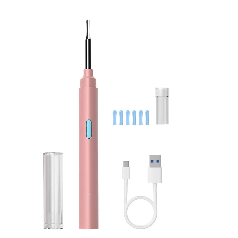 Visual Ear Cleaner Video Ear Camera 4.2mm Ear Picking WIFI Ear Endoscope With 6LEDs Digital Ear Wax Removal Tool Ear Spoon Kit