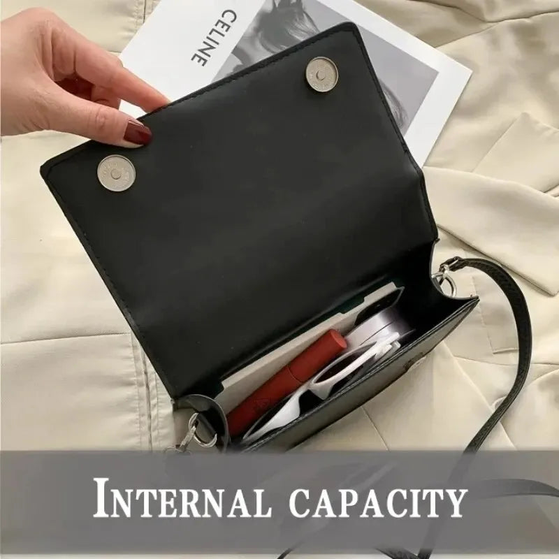 2025 Fashion Brand Designer Women Shoulder Bag Small PU Leather Female Crossbody Bag Trend Classic Handle Handbag Women