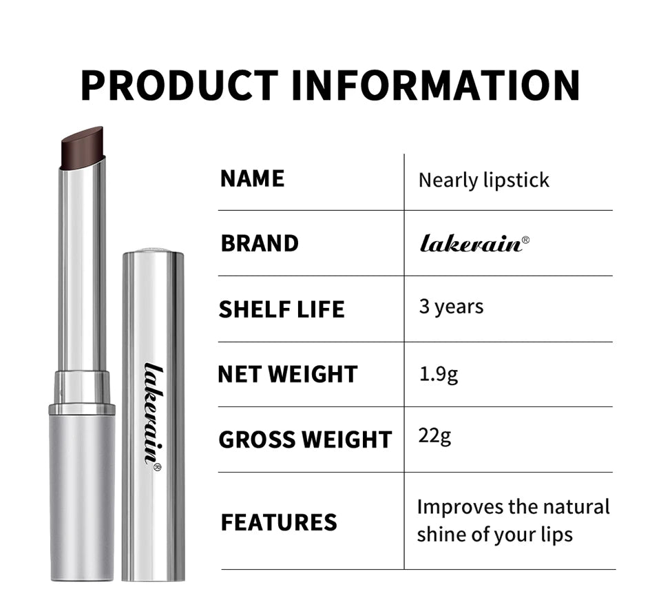 Lakerain Nearly Lipstick Colorless Lip Balm Long Lasting Hygienic Moisturizing Lips Plumper Nourish Makeup Lip Care Cosmetics