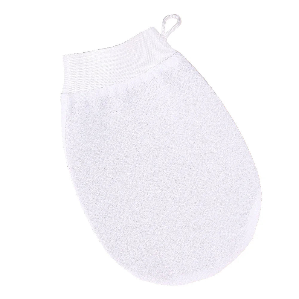Exfoliating Glove for Body & Face - Bath & Shower Scrub for Deep Cleaning, Tan Removal and Massage