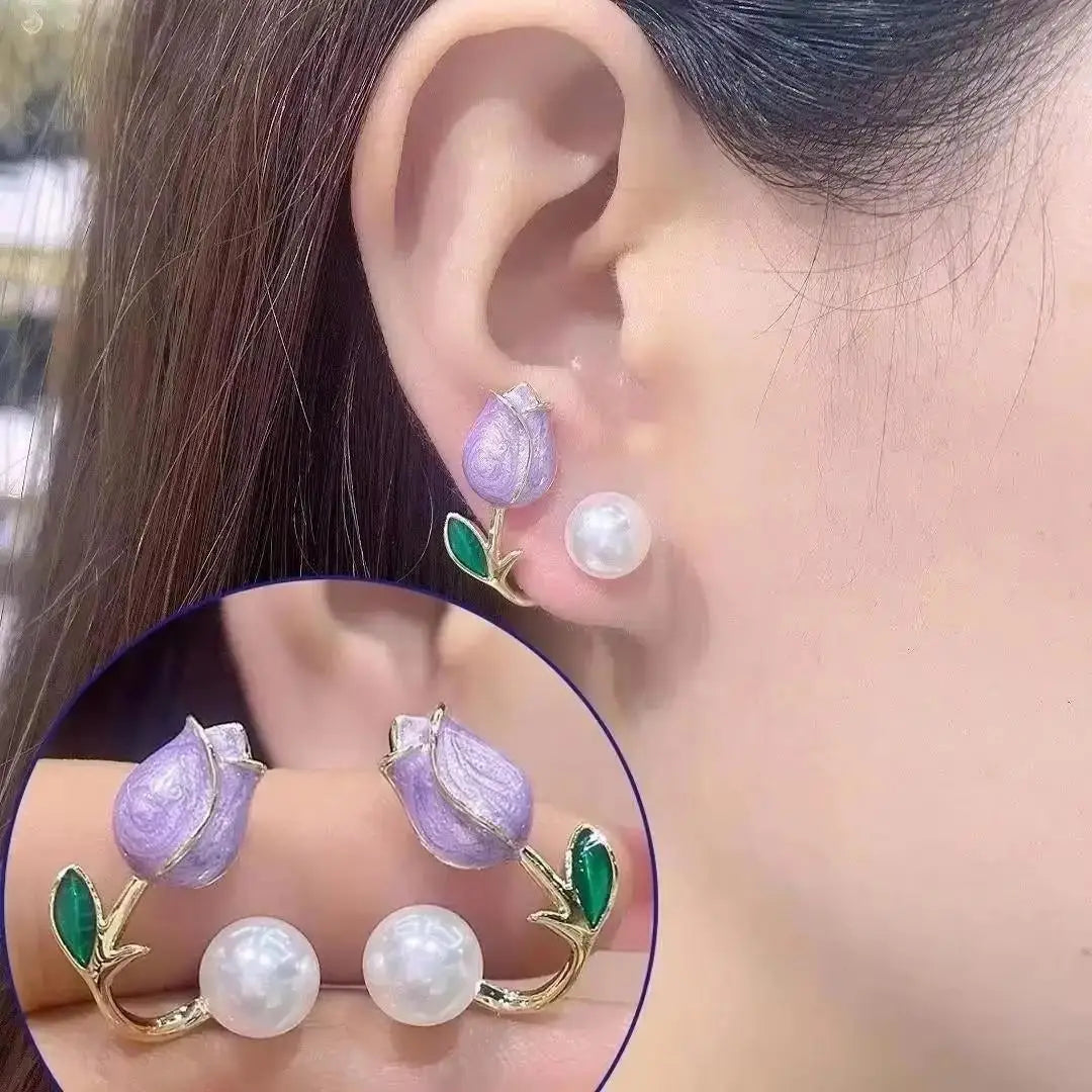 Korean Fashion Zircon Drop Earrings For Women Jewelry 2026 Trending New Luxury Women's Geometric Hoop Earrings Pendientes Gifts